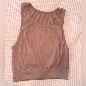 SKIMS ribbed cropped tank